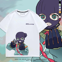 Mobile Suit Gundam GQuuuuuuX Days Hand Let Ye Ma Qiu Two-dimensional Peripheral Pure Cotton Short-sleeved T-shirt Teen Men's Top