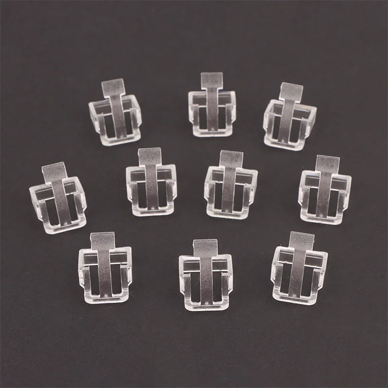 For RJ45 For Crystal Head Buckle Protective Cover 10PCS Network Cable Latch 14mm x 14mm x 8mm Transparent Black