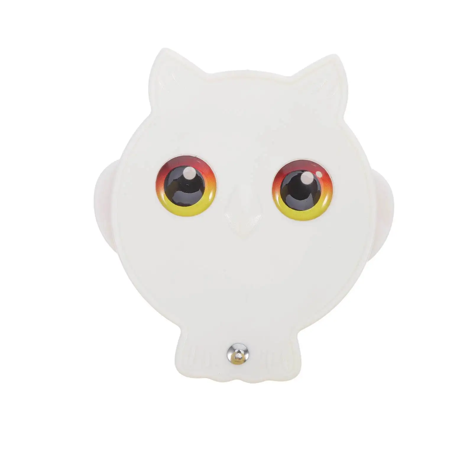 Pocket Magnifier 8X Folding Mini Owl Cartoon Design Portable Loupe Handheld Reading Aid Flip-Cover Magnify Glass for Maps