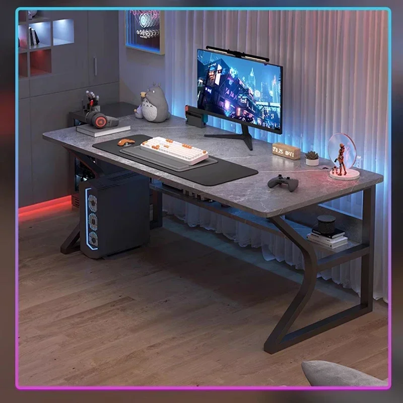 Bedroom Desks Computer Table Motion Small Length Values Electric Storage Computer Workbench Holder Mesa Bed Laptop Stand Ufficio