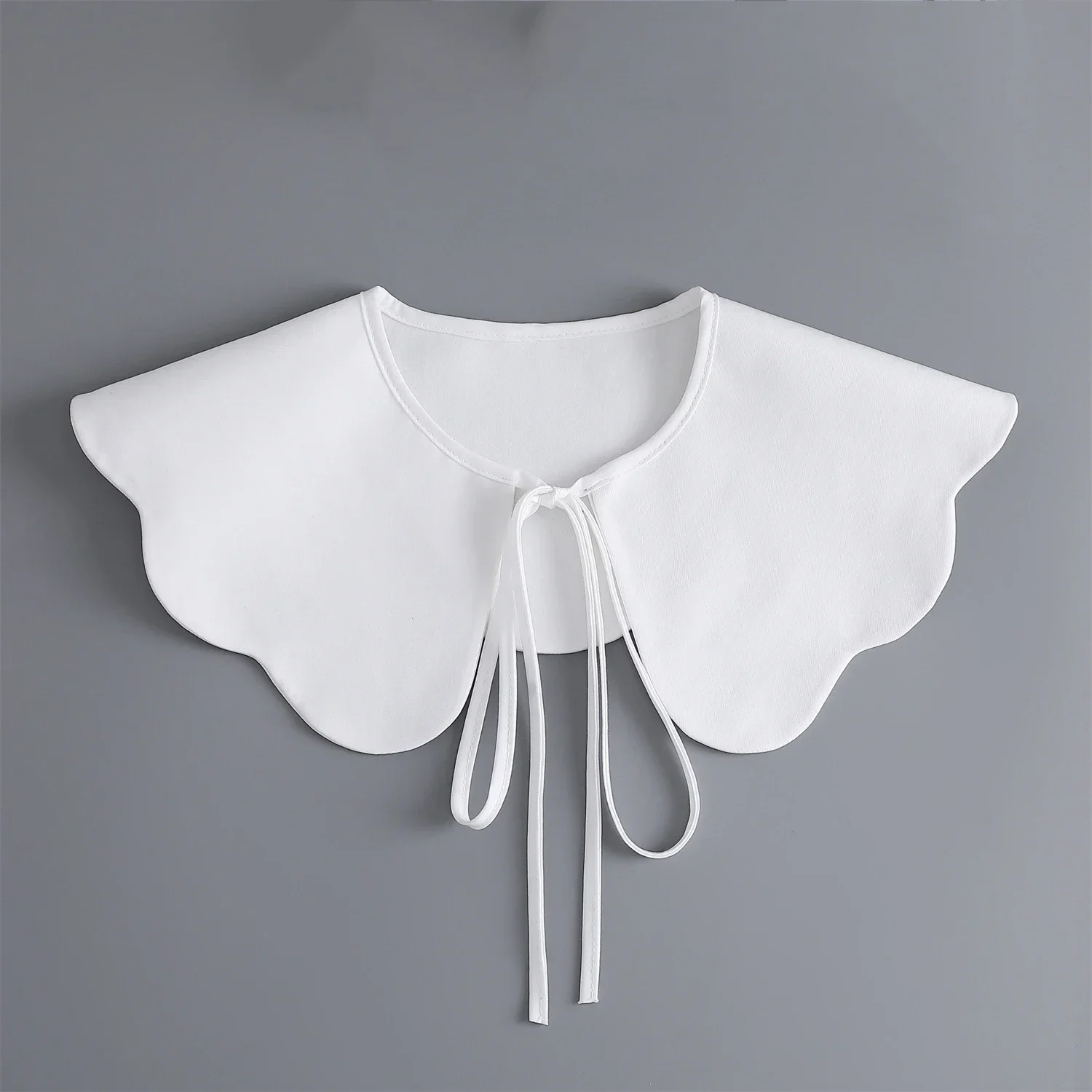 

Women White Fake Collars Cape Scarf Female Blouse Tops False Collar Shawl Neckwear Shirt Detachable Collars Fuax Cols