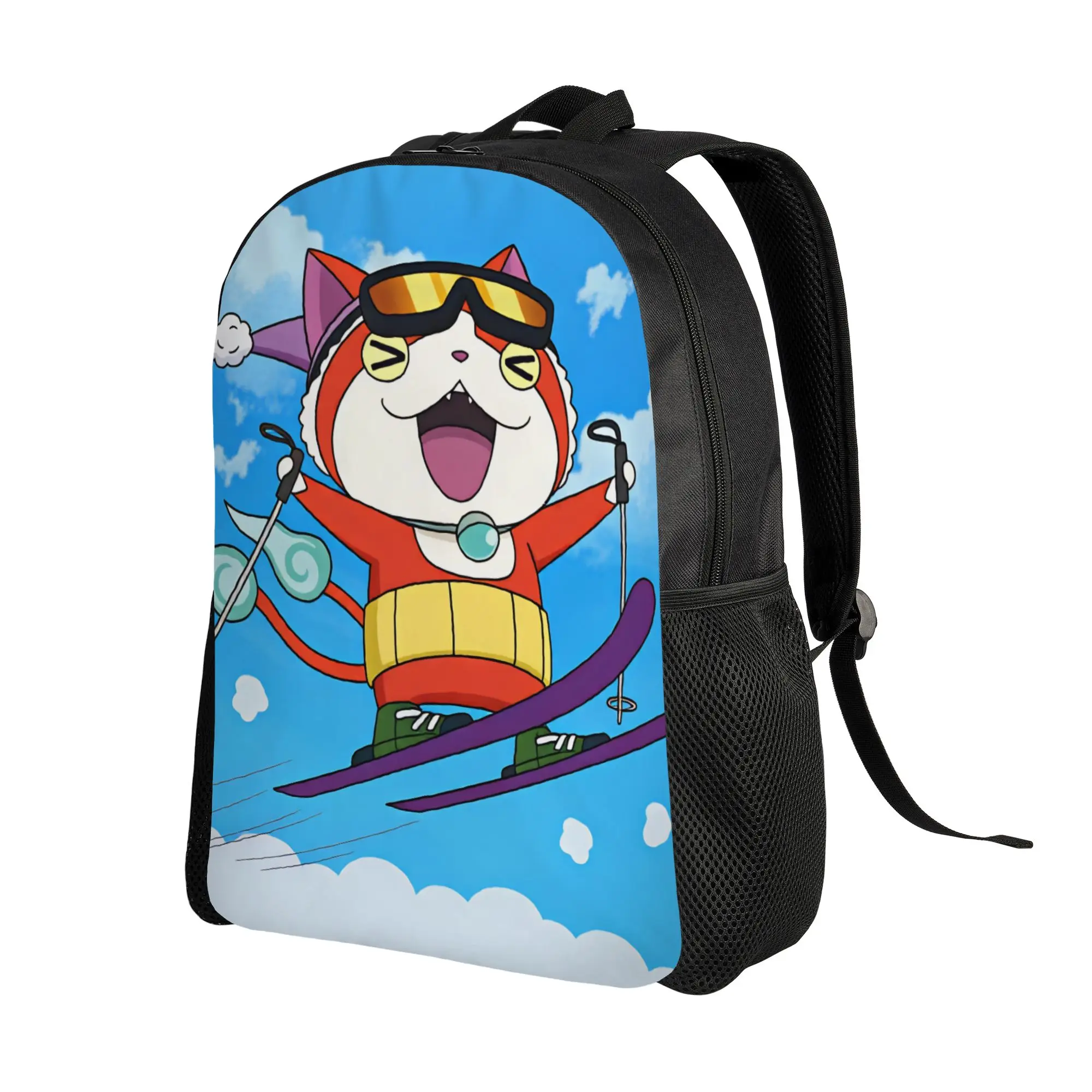 Yokai Watchs  Backpack  Cute Backpacks Men Outdoor Style Soft High School Bags Colorful Rucksack