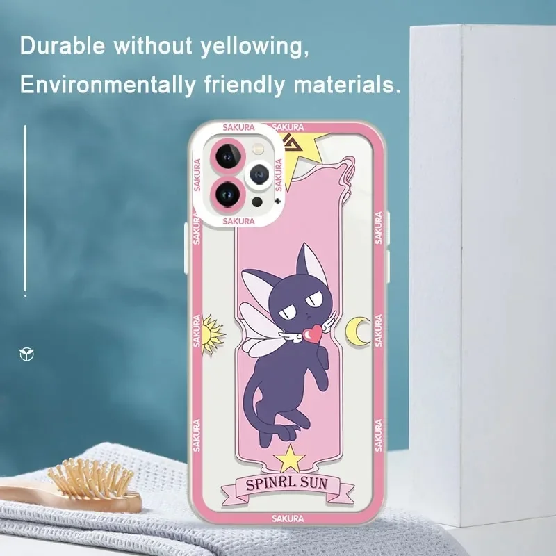Anime Sakura Phone Case For Samsung Galaxy S24 S23 S22 Ultra S21 S20 FE Note 20 10 Plus A15 A25 A35 A55 Clear Soft Silicone Etui
