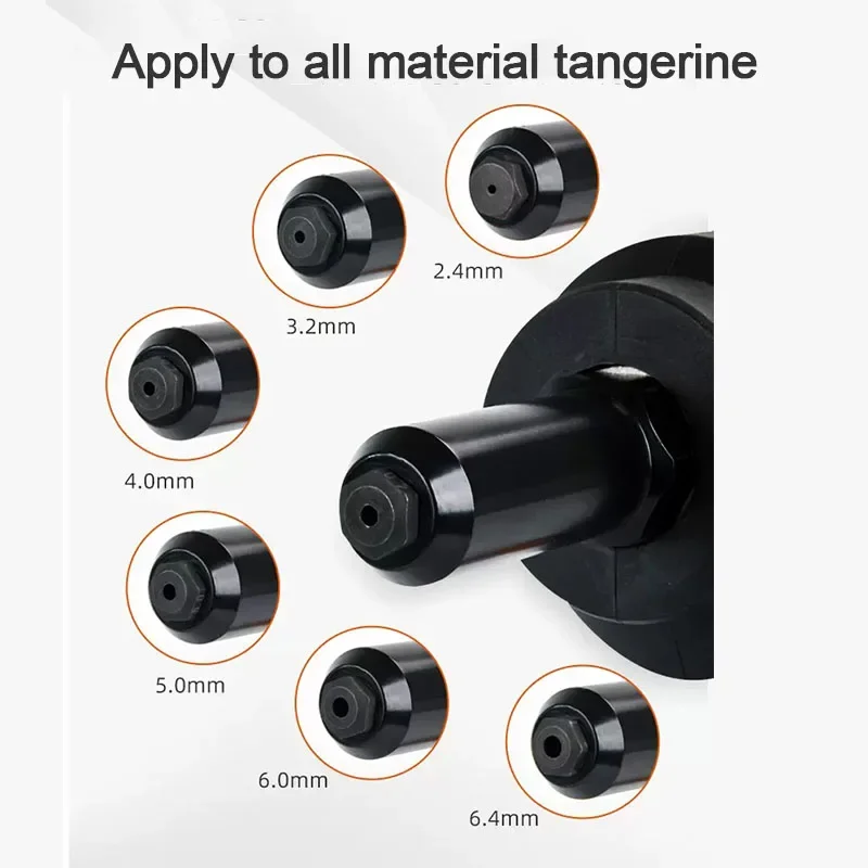 Multi-functional Automatic Rivet Nail Gun Rechargeable  Electric Nut Riveting  Drill  4 in 1 Adapter  Tools 18 V Brushless Motor