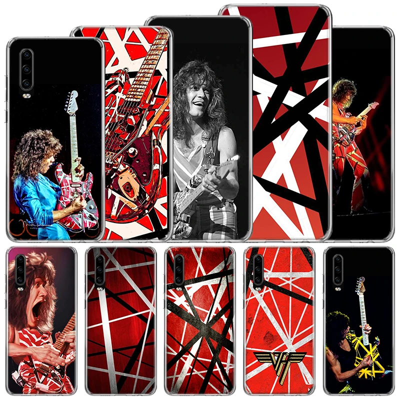 Eddie Van Halen Graphic Guitar Soft Case For Huawei P30 Lite P40 P20 P10 P50 Pro Phone Cover Mate 20 30 40 10 P30Lite Shell Fund