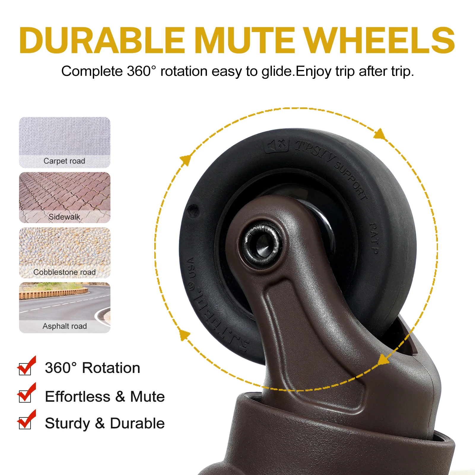 Urecity Luggage Sets 3Pcs Suitcase PU Leather Carry on Luggage Travel Suitcase with Spinner Wheels and TSA Lock, Lightweight