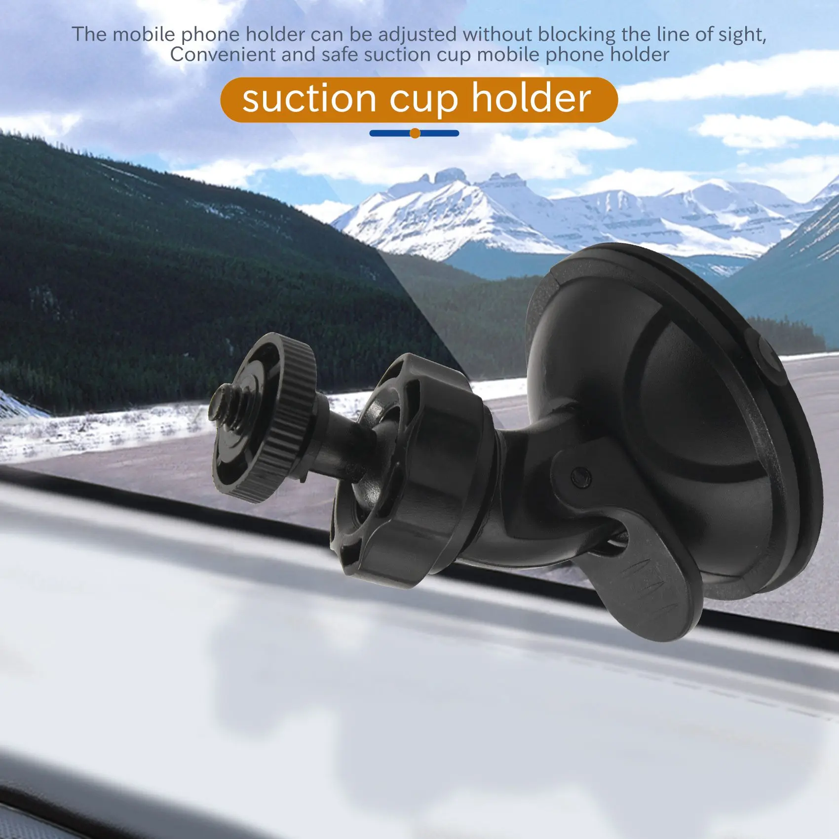 Car windshield suction cup mount for Mobius Action Cam car keys camera