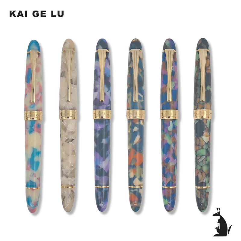 2026 Limited Edition Kaigelu 356 Fountain Pen,Torpedo-Shaped Acrylic Pen Barrel With Smooth Writing Experience