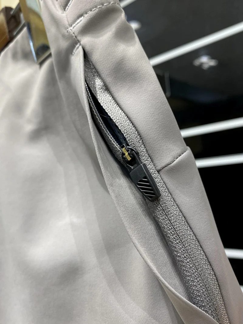 

Men's Fce Lined Soft ell Waterproof Casual Pants Autumn Winter New Arrival Windproof 3D Tailoring Straight Leg Trousers