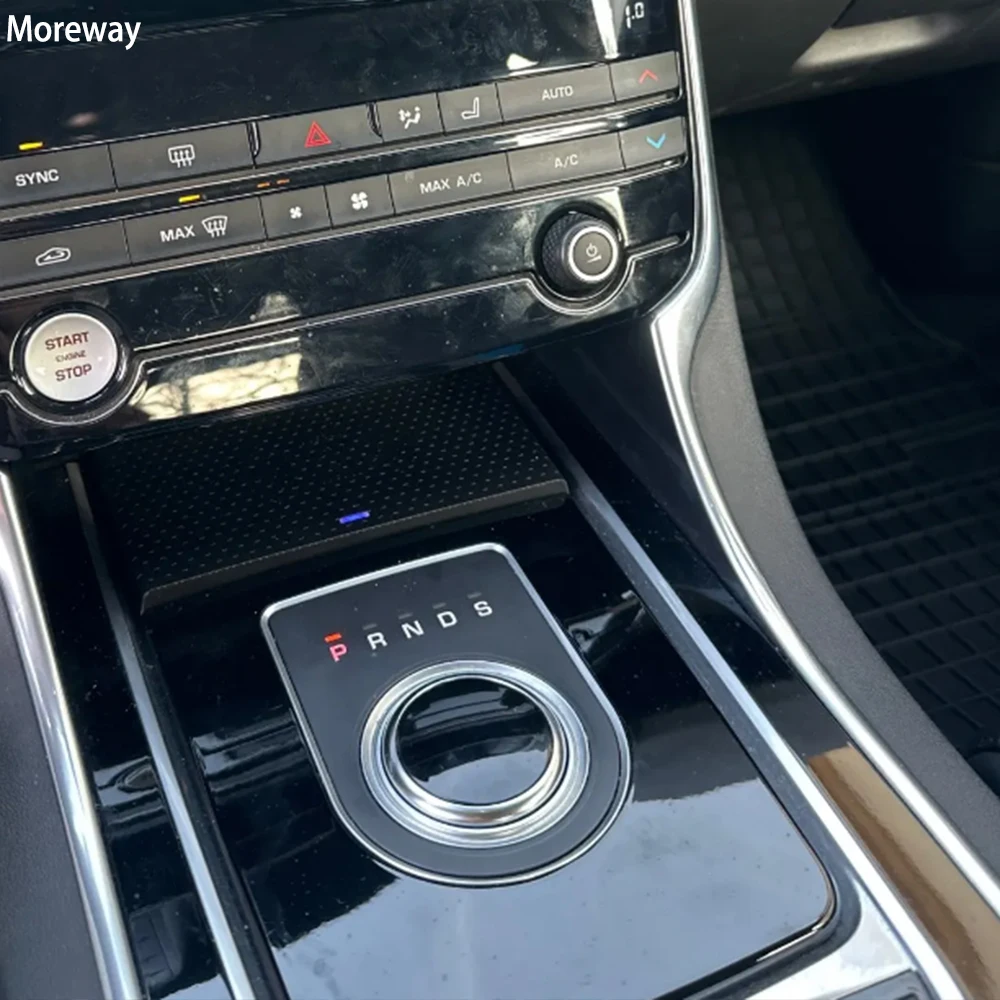 

Moreway Phone Charger For Jaguar F-pace XE XF XFL 2020 Wireless Charging Pad Mobile Holder Car interior accessories
