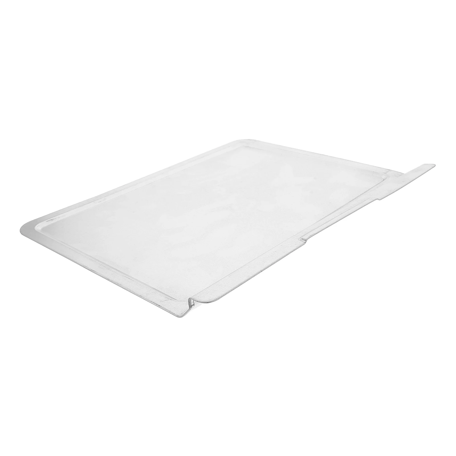 

Electric Oven Slag Tray 15L Silver Reusable Baking Oil Drip Pan Kitchen Grease Griddle Even Heat Distribution Multifunctional