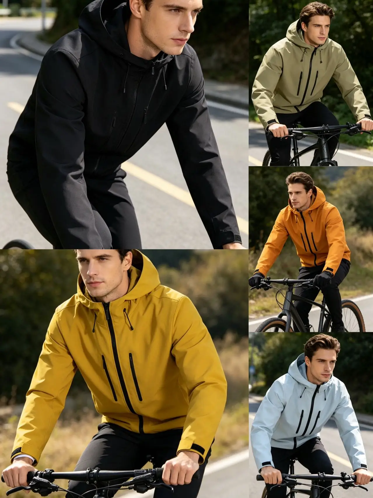 Multi-Functional Casual Jacket, Suitable For Sports, Fishing, And Camping, Waterproof And Windproof, Hard-Shell Laminated Design
