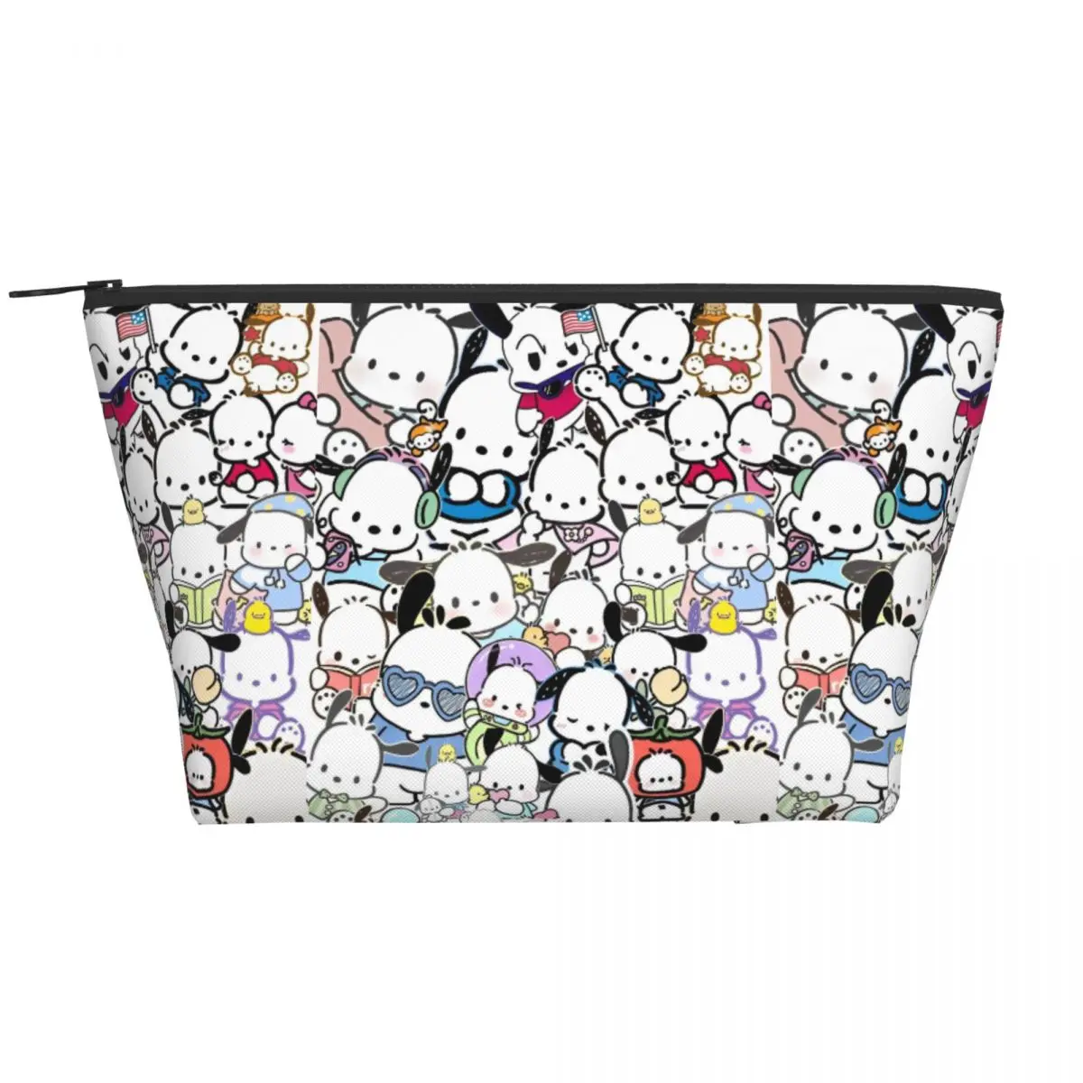 حقائب مستحضرات التجميل اللطيفة على شكل كلب كرتوني بوشاكو للسيدات، حقيبة مكياج للسفر متعددة الأغراض لمنظمي التخزين الضروريات