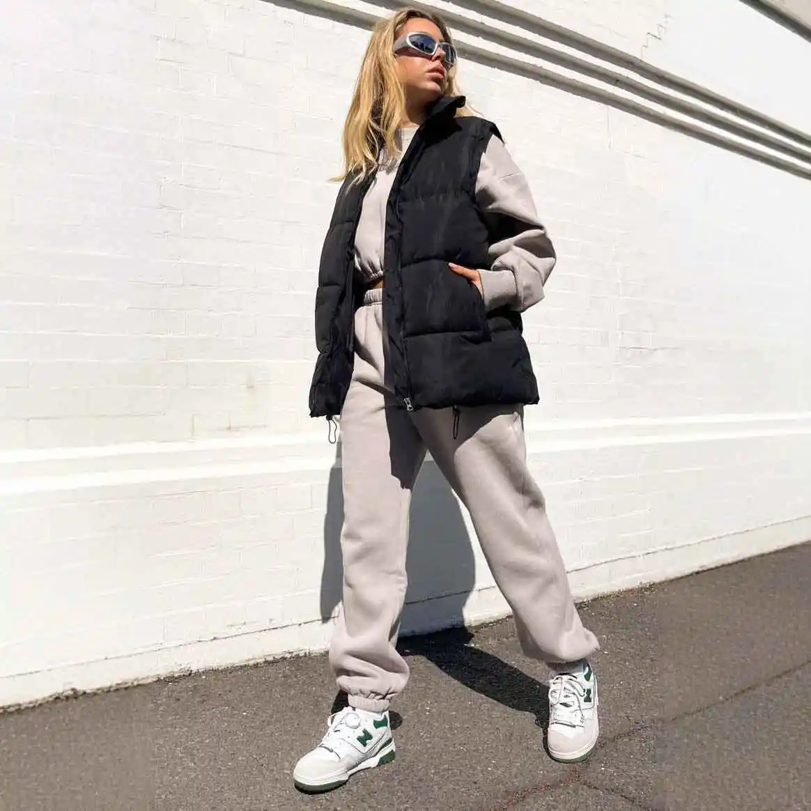 

Женский хлопковый жилет Dstring Jaet Thiened, зимняя верхняя одежда средней длины, однотонный модный хлопковый жилет Fem