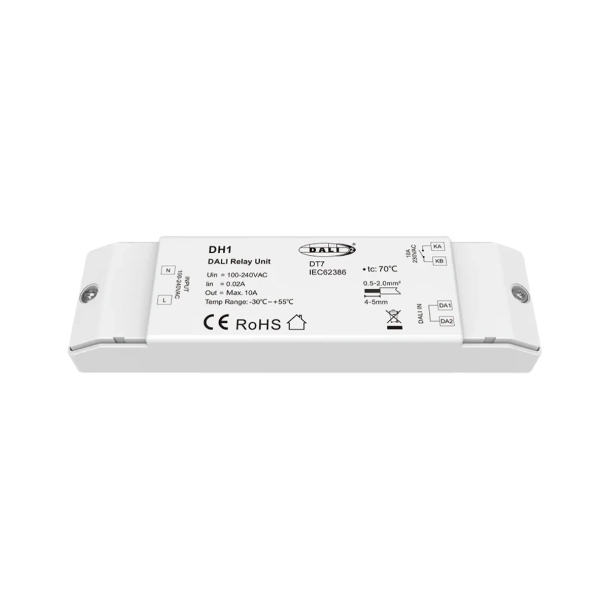Skydance AC DALI Switch Dimmer DH1 DALI One Channel Relay Unit /DH4 DALI/DMX 4-Channel Switch/DH8 DALI/DMX 8-Channel/DALI One