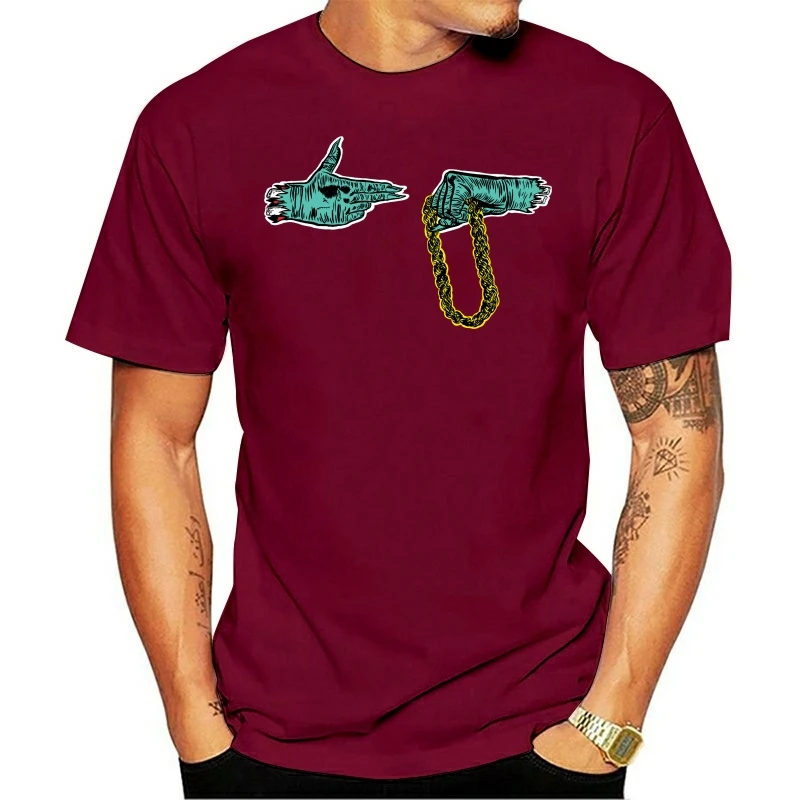 Run The Jewels Men's One Two Tee T-Shirt Black