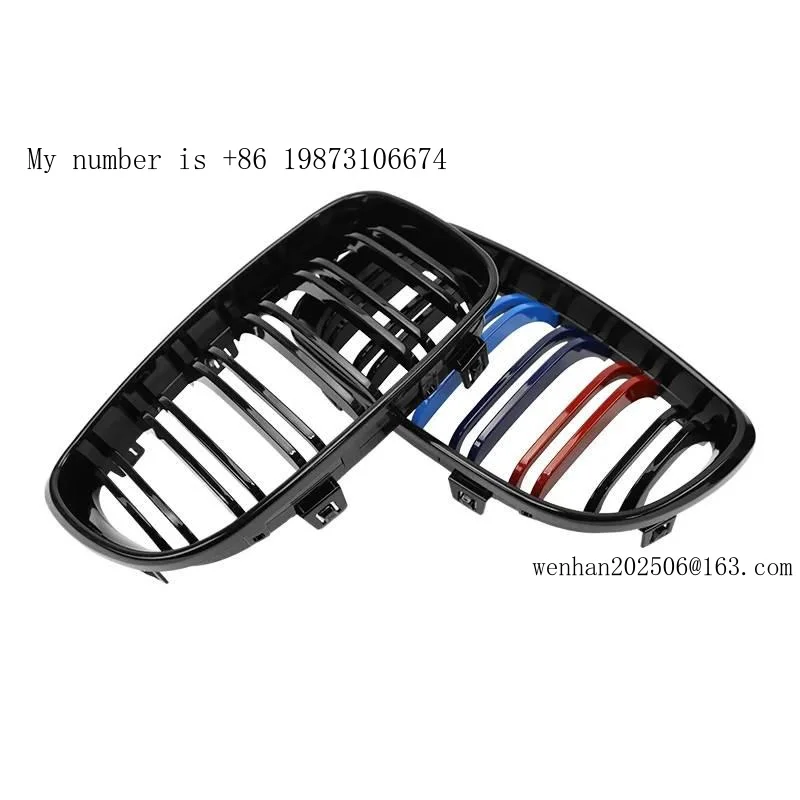 

Глянцевые черные автомобильные решетки с двойной линией E81 E87 1 серии 2008-2011 года