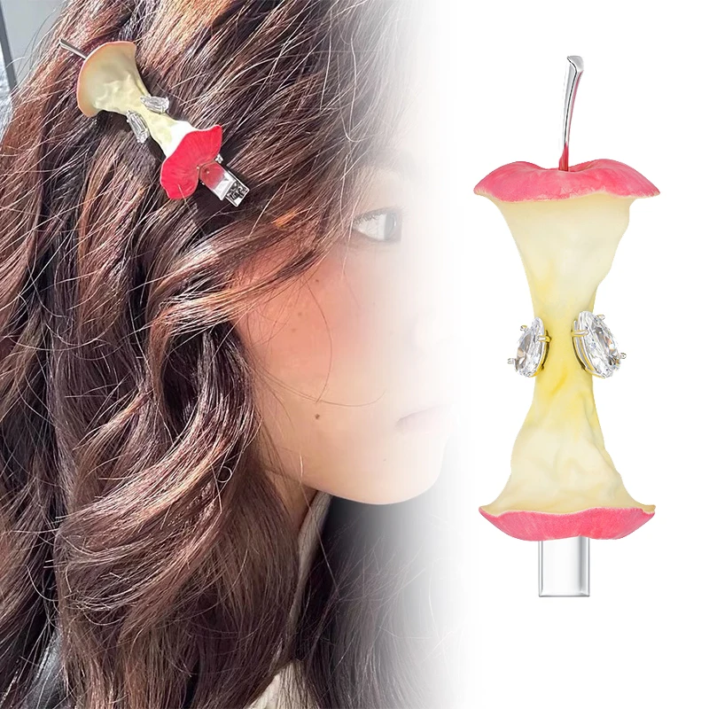 The Apple Core Hairpin, With Its Sweet And Romantic Style, Is A Perfect Gift For Women's Jewelry And Accessory Parties