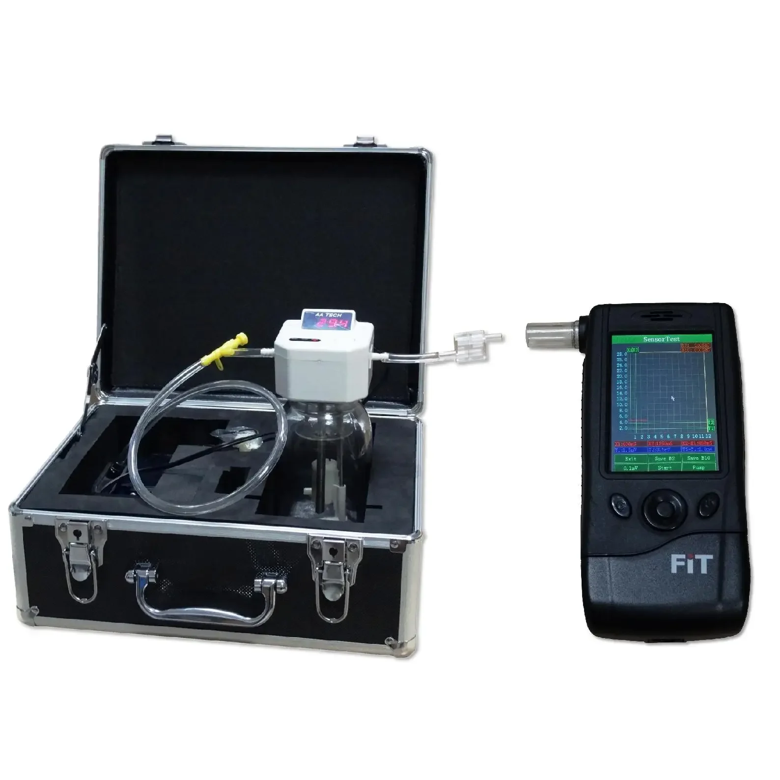 

Alcohol Breath Test Simulator AA2068 + FIT333 Alcohol Tester Calibration System