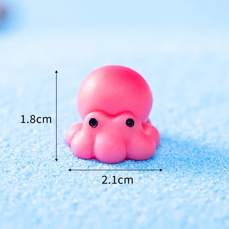 10/15 PCS Micro landscape marine creatures, dolphins, octopuses octopuses,aquarium  fish tank decorations for fish tank