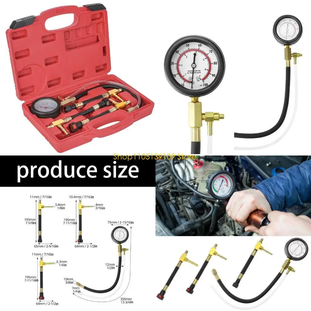 

P5ED High Accuracy Injection Pressure Tester Analysis Tool For Petrol Engine Diagnostics Vehicle Repair And Maintenance