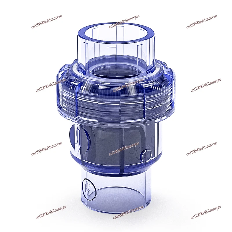 

Transparent PVC Single Connection Check Valve Fish Tank Plastic Check Valve 1 Water Stop Valve 2 Inches 20 25 32 40