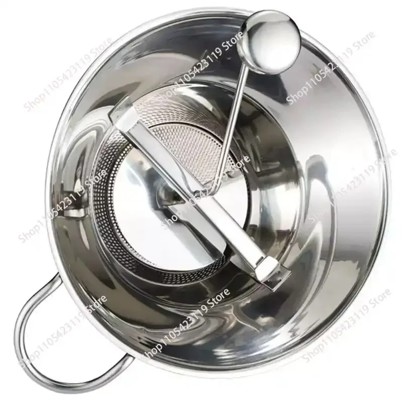 Stainless Steel Mud Grinder Western Potato Vegetable Manual Grinder Puree Grinder Blender Sauce Machine