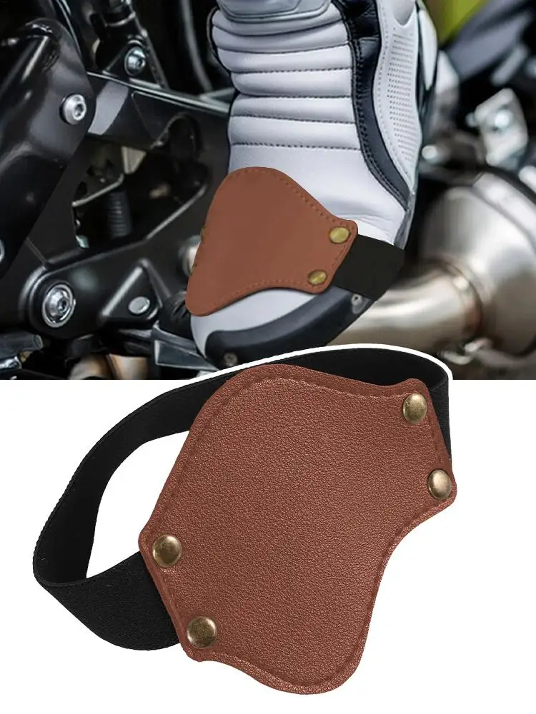 Protecteur de chaussures de moto, coussinet de changement de vitesse, housse de protection étanche pour manette de vitesse, accessoires de moto pour la conduite de pluie et de saleté