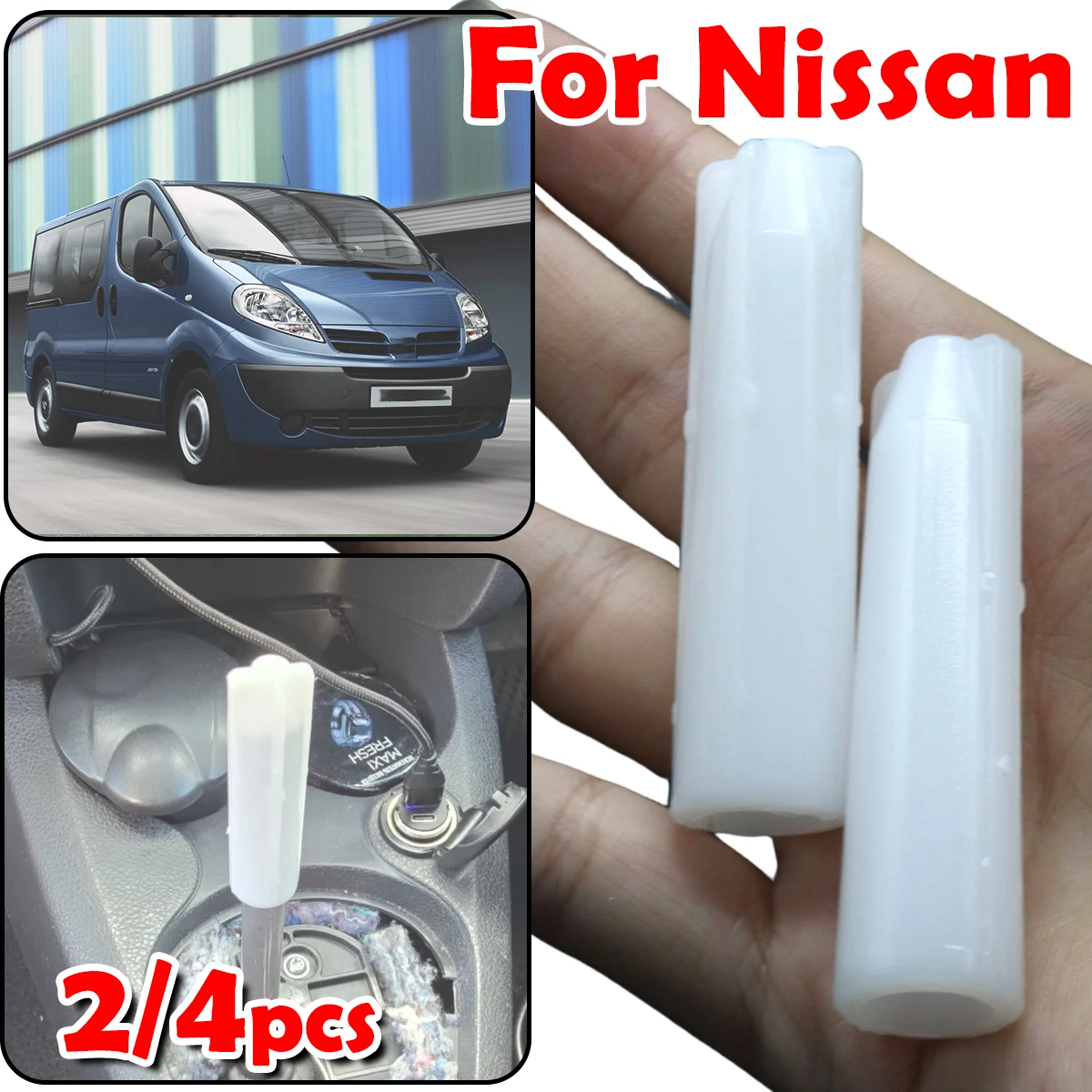 Inner Sleeve Gear Shift Knob Stick Rod Lever Pen Adapter Car Accessories For Nissan Interstar X70 2002- Primastar (X83) 2001-14