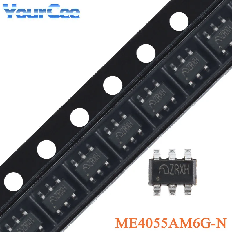 50Pcs/20Pcs ME4055AM6G-N SOT-23-6 Li-ion Battery Charger Management Chip 800mA Maximum Current 9V Voltage Resistance Chip