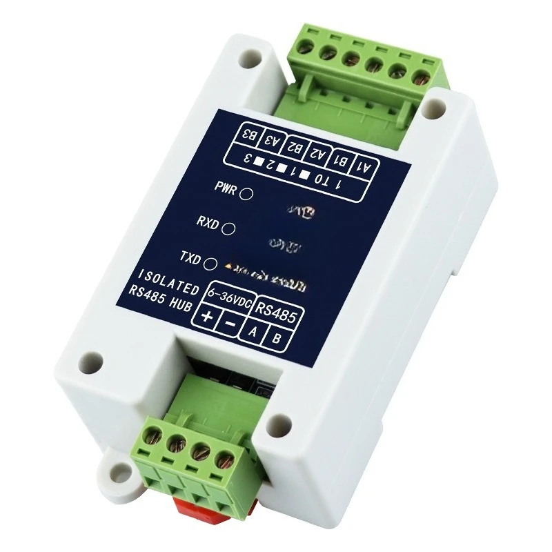 RS485 Hub Repeater Module Galvanic Isolated Signal Amplifier with Lightning Protection