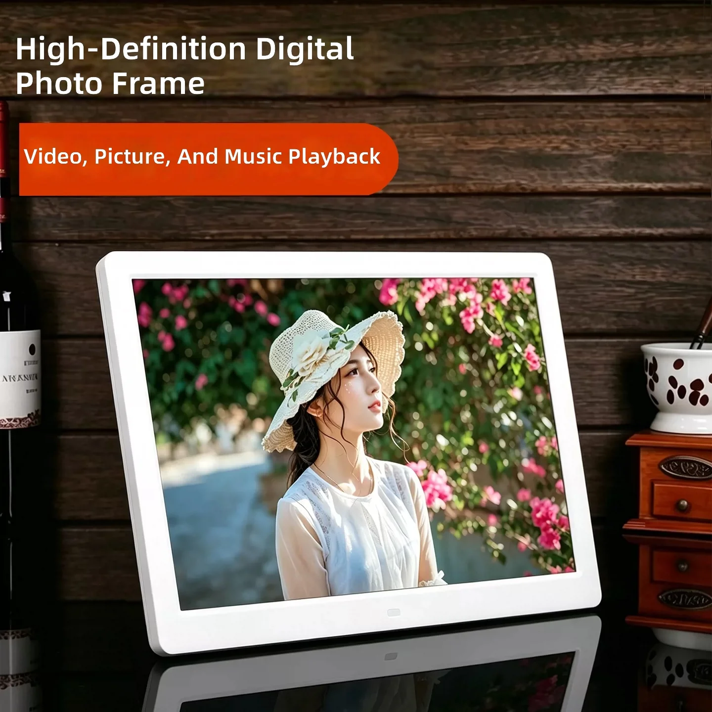 10.1 inch digital photo frame high definition electronic album LED display music movie video wall advertising machine