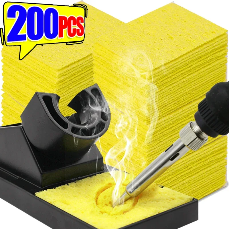Ferro De Solda Esponja De Limpeza, Enduring Solda Estação De Solda, Ferramentas De Reparação De Ponta De Solda Elétrica, 5 Pcs, 160 Pcs, 200Pcs