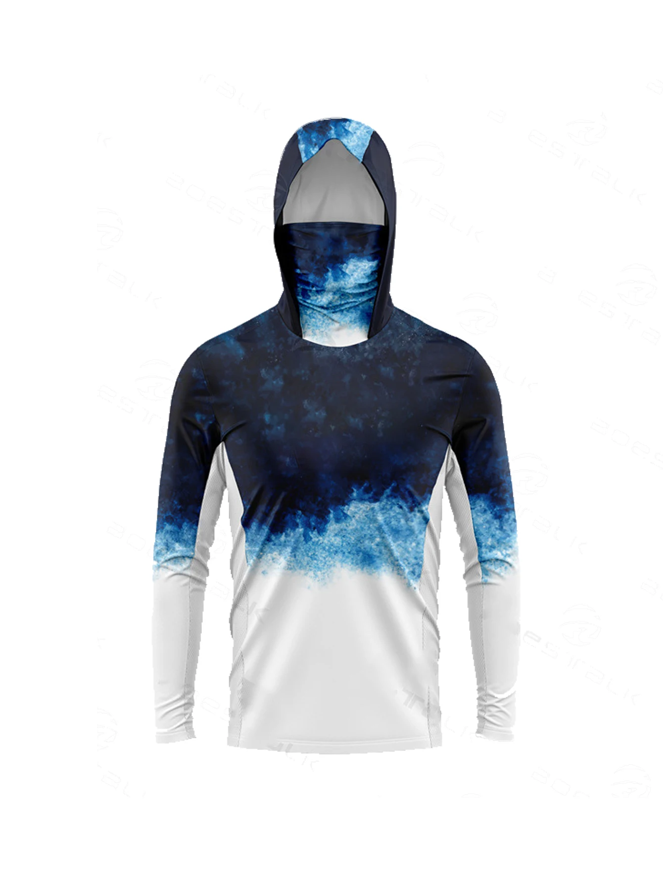 Angeln Hoodie Anti-UV Sonnenschutz Sonnenschutz Kleidung Angeln Shirt Atmungsaktive Maske Kapuze Sportbekleidung