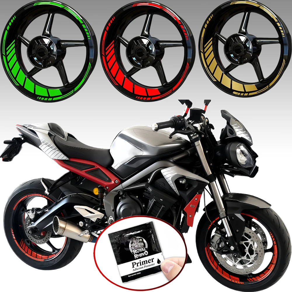 

Набор из 17 наклеек на колеса мотоцикла, водонепроницаемые виниловые наклейки для YAMAHA, Honda, Kawasaki, Suzuki, BMW, KTM, Triumph