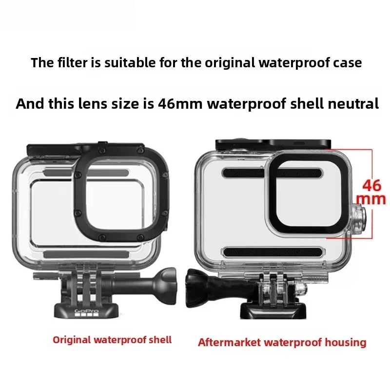 Macro Close-up Lens 16x for GoPro Original Waterproof Case Compatible with GoPro 13/12/11/10/9/8/7/6/5 Camera Accessories