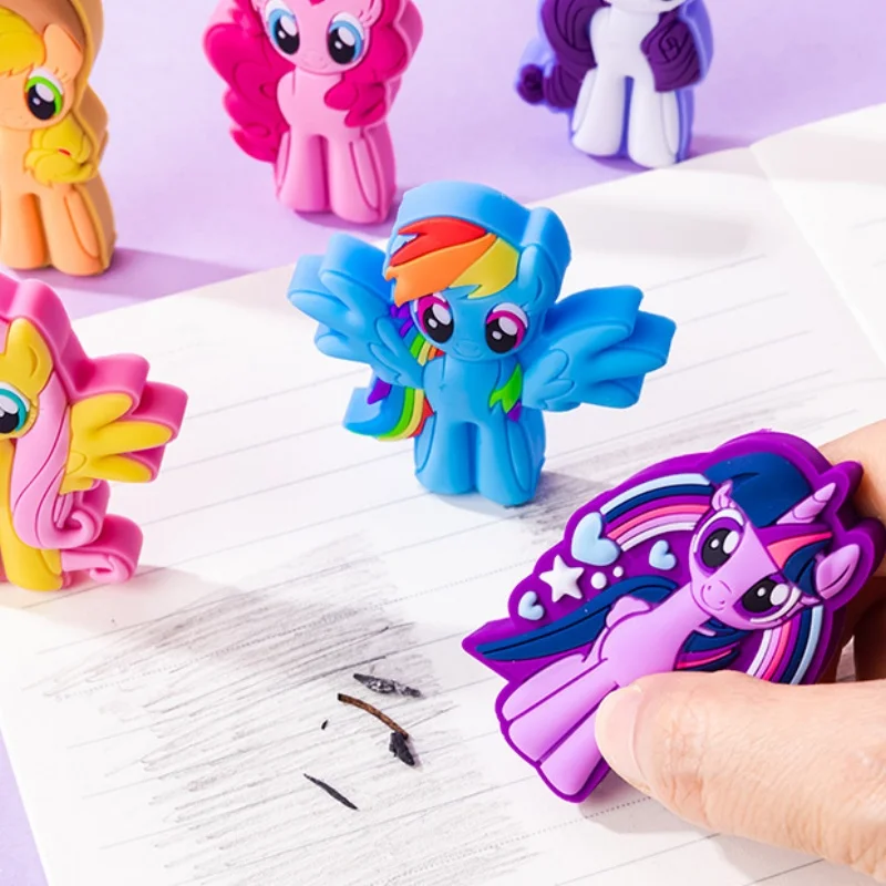 

My Little Pony 30pcs Cartoon Three-Dimensional Shape Eraser Creative Elementary School Pencil Eraser Back To School Anim