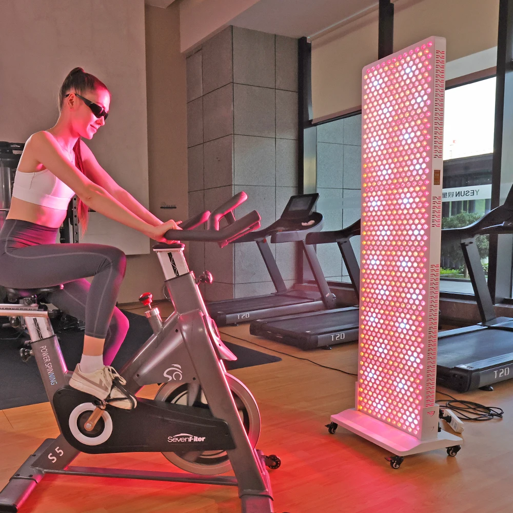 

RLpro1200 9wave 5w 1060nm Red Light Therapy Red Light Stand Wheel Floor Vertical Horizontal Rack Red Light Panel Mobile Stand