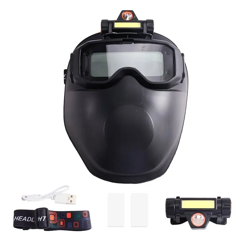 SOFT-Auto Darkening Welding Helmet Wide Rang Shade 4/5-9/9-13 For TIG MIG ARC Plasma Cutting
