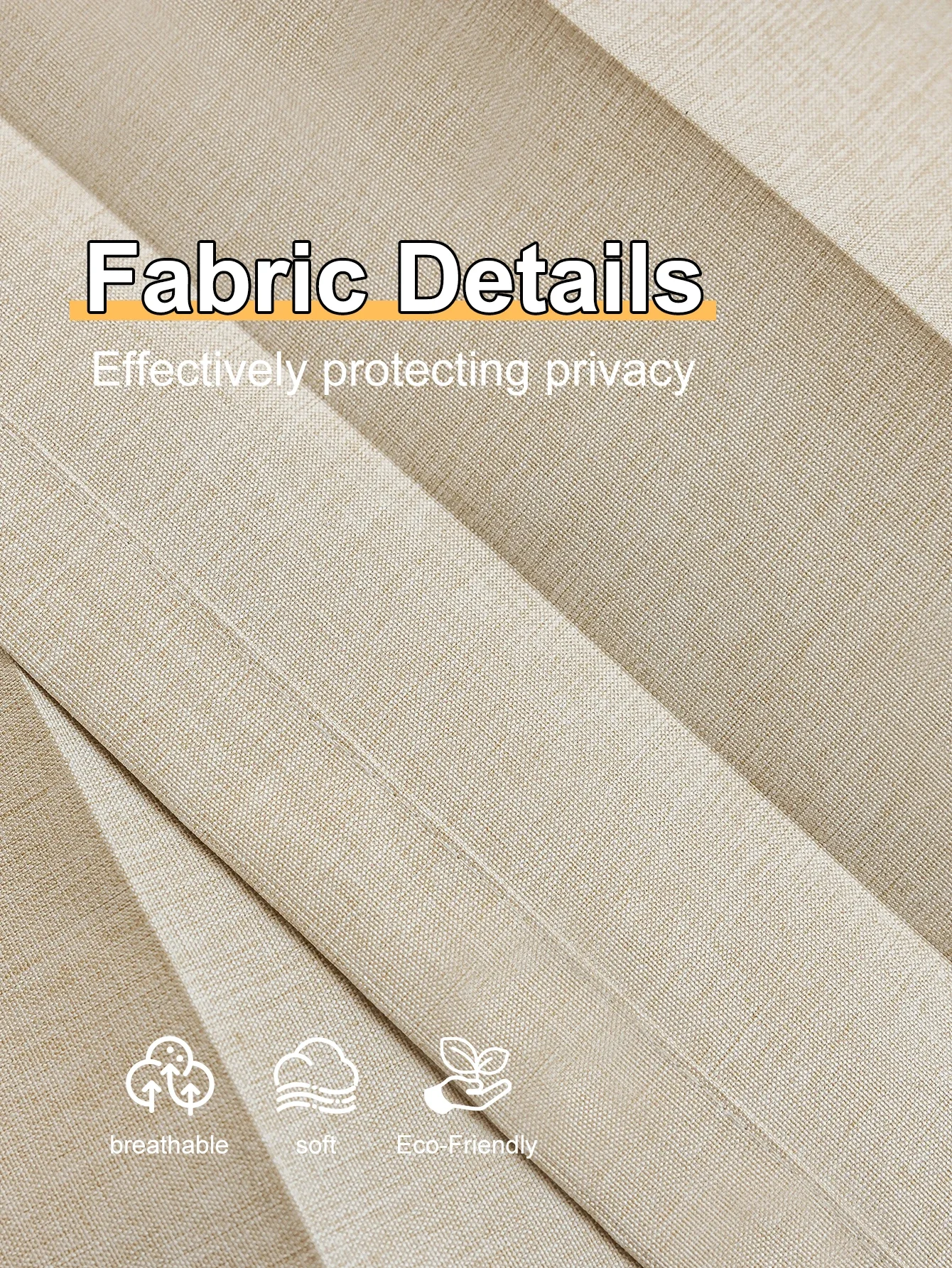 1PCS Extra Large Room Divider Curtain Excluding Poles Pleated Folding Curtain Lower Noise Privacy With Hook Magnetic Attraction