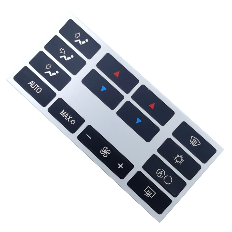 

CA14pcs/Set 80*80*37mm ABS+PC Car Climate Control Air Conditioning Switch Button Covers for X5 E53 1999-2006 E39 1996-2002