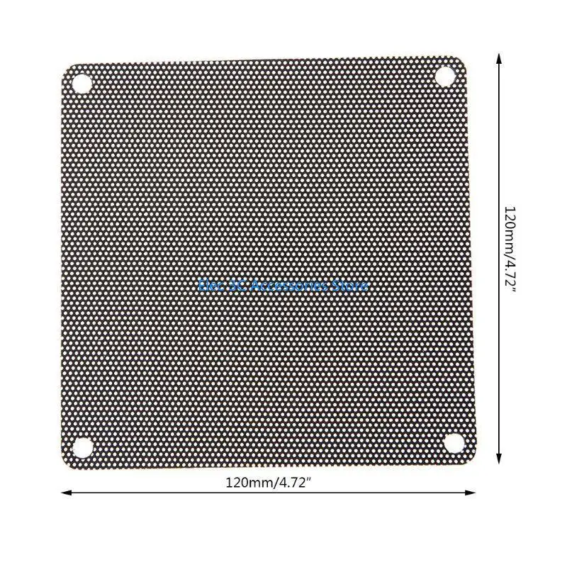 Y51A 10 Piece Dust Cover PVC Fan Dustproof Filter 120mm for Chassis Fan Frame Filters