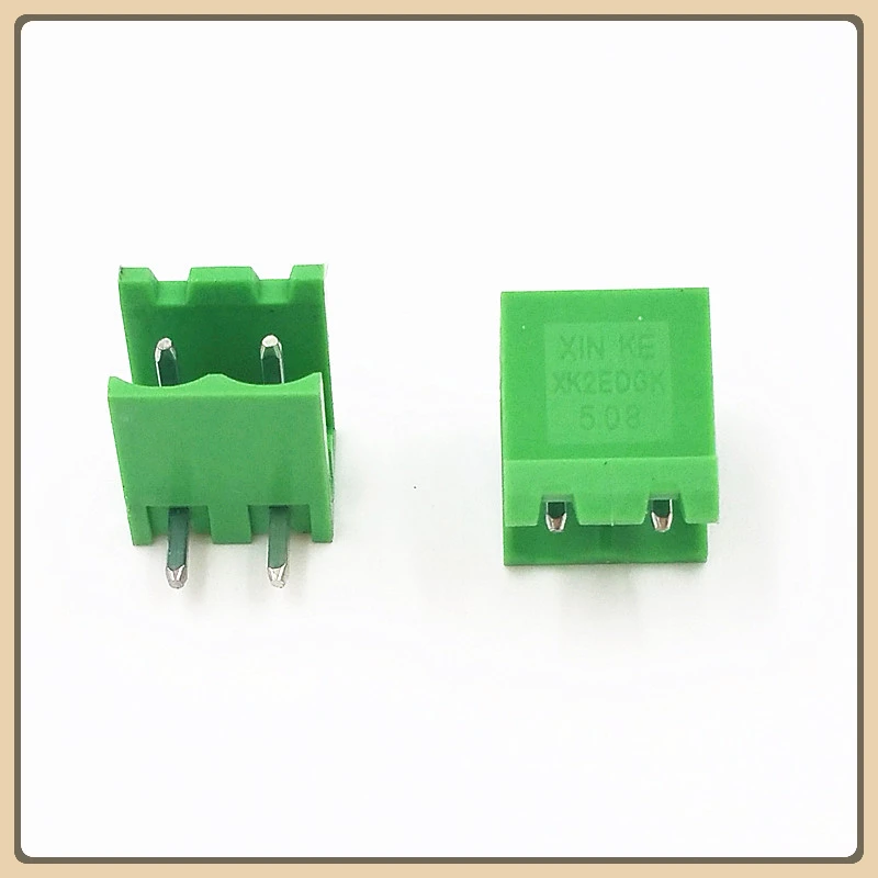 5PCS 2EDGK 5.08mm 2EDG 5.08mm PCB 2-12PIN Straight/Curved Needle Connector Plug-In Terminal Block 5.08MM Phoenix Contact Degson