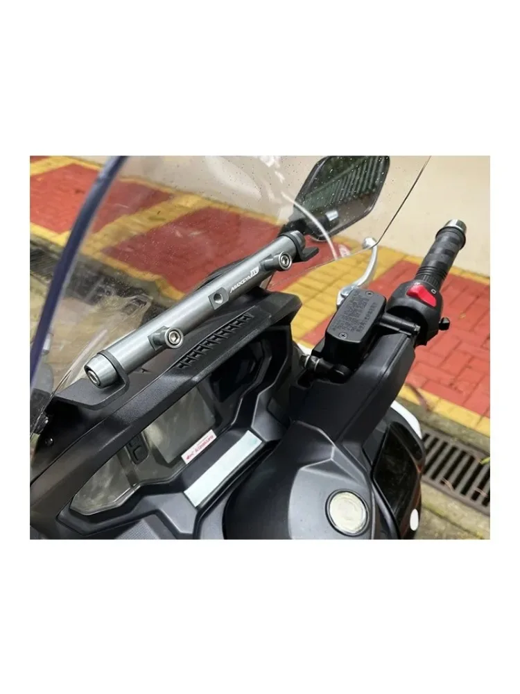 Tempat Navigasi Ponsel Kaca Depan Sepeda Motor untuk SYM Maxsym TL500 TL508 DVR Voltmeter Aksesori Dudukan Aksesori