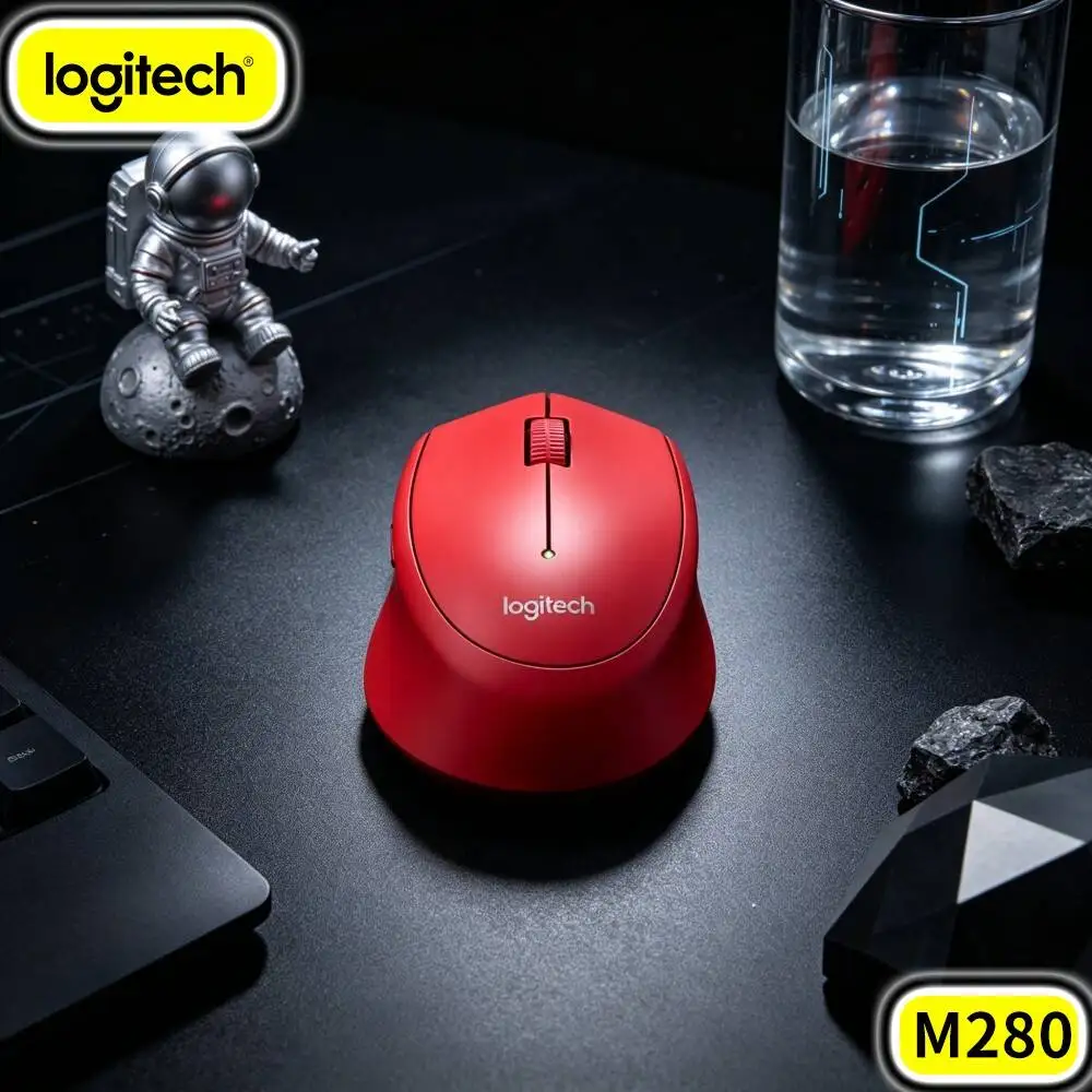 Low Energy Consumption Hardware Wireless Mouse M280 Ergonomic Holding Shape For Office Spreadsheet Work Home Surf Pc Daily