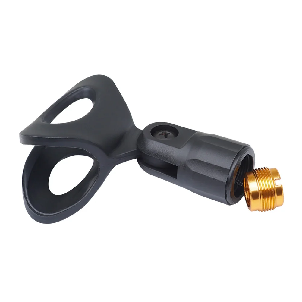 

2Pcs Solid Microphone Clip Holder Screw 38 to 58 Inch Mic Stand Thread Adapter for Mounts and Brackets