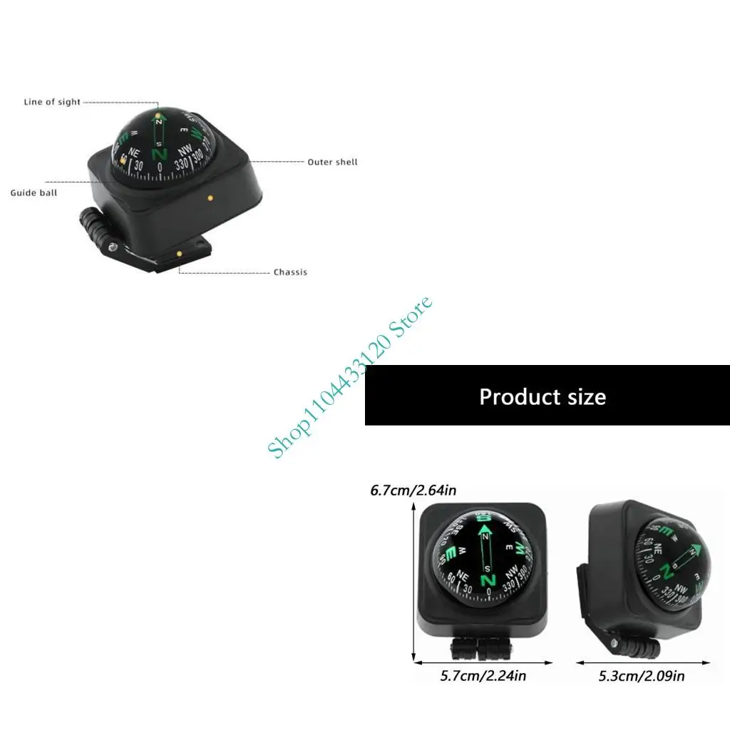 0XXD High Accuracy Automotive Level Instrument Guidance with 360 Degree View Plastic Car Guidance for Trip Navigation
