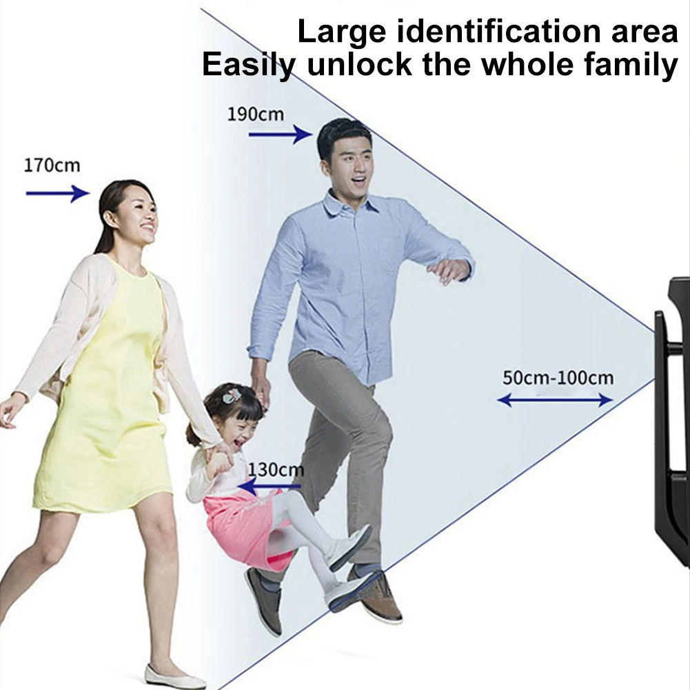 Serrure de porte intelligente électronique de haute sécurité avec caméra, empreinte digitale de héros qualifiée aux 3D, entrée sans clé