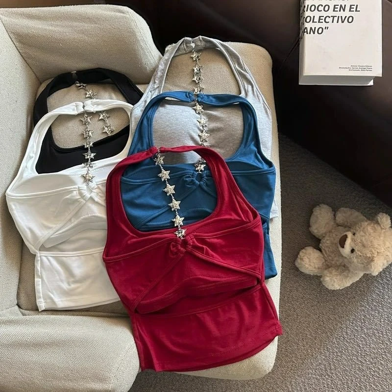 New Style Hollowed-out Strapless Top Is Fashionable Sexy The Off-the-shoulder Halter Top Is Worn Inside for Women 2026 Summer