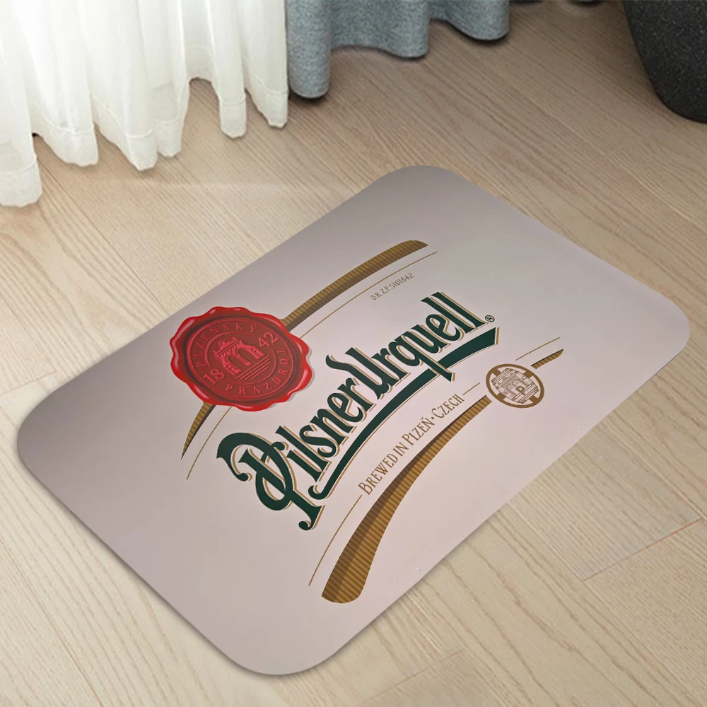 Pilsner Urquell Beer logo Home Carpet ingresso tappetini arredamento moderno tappeto tappetini bagno 267